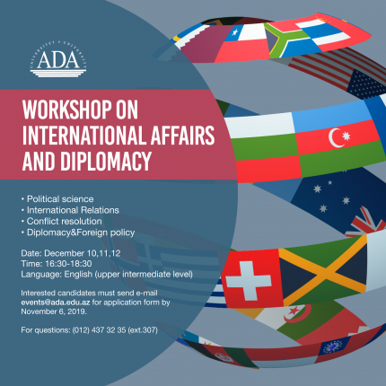 Workshop on International Affairs and Diplomacy
