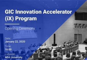 The opening ceremony of GIC Innovation Accelerator (iX) Program