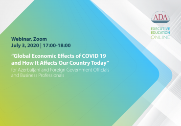 Webinar alert: Global economic effects of COVID-19 and how it affects our country today