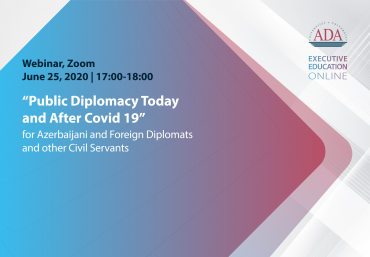Upcoming Webinar: “Public Diplomacy Today and After COVID-19”