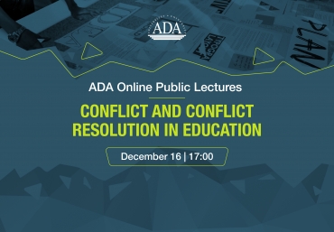 Online Public Lecture: Conflict and Conflict Resolution in Education