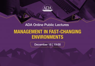 Online lecture with Adjunct Professor of ADA University, CEO of Gilan Holding