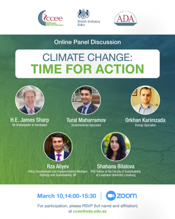 Online Panel Discussion: Climate Change: Time For Action