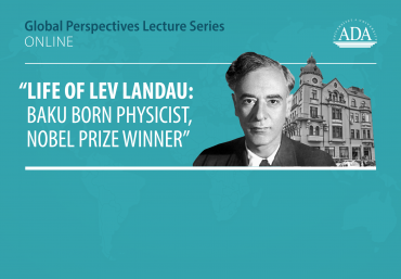 The Global Perspectives Lecture presented by academician Roald Sagdeev