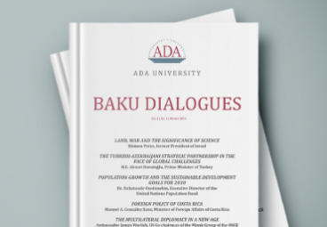 Call for articles for our new journal: The “Baku Dialogues” journal of ADA University