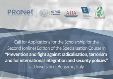 Call for Applications for Scholarship for the Online edition of Specialisation Courses at the University of Bergamo, Italy is open!