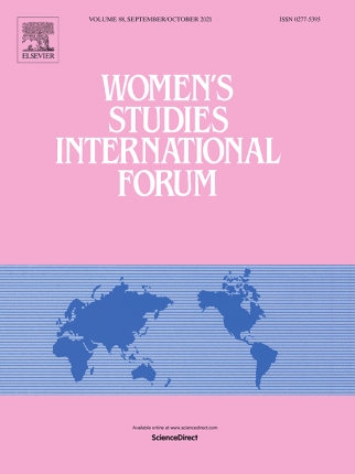 New paper authored by SPIA Assistant Professor was featured in Women’s Studies International Forum