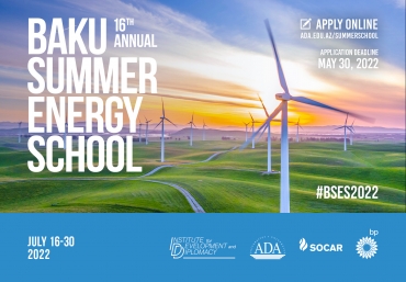 Call for Applications to the 16th Annual Baku Summer Energy School
