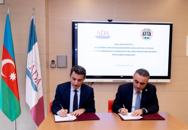 Memorandum of Cooperation  was signed between ADA University and Azerbaijani Bar Association