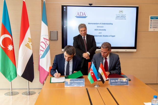 ADA University signed the first Memorandum of Understanding of the year