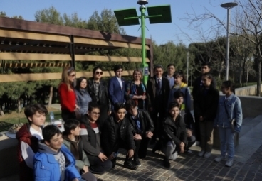 Opening ceremony of the solar/wind tulip turbine was held at ADA University